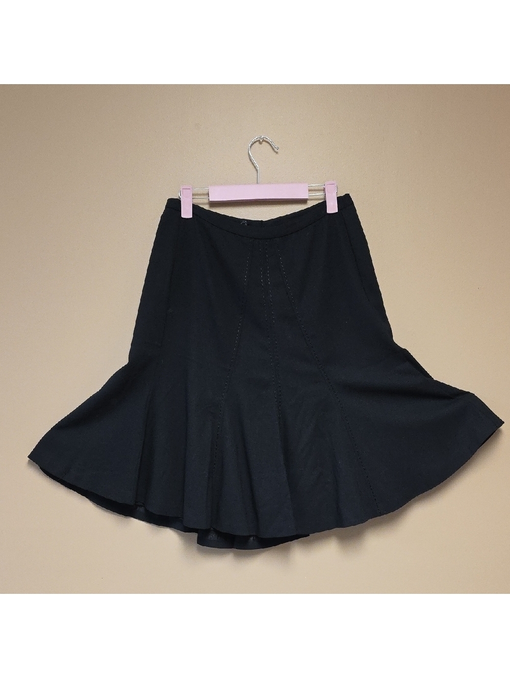 Yansi Fugel Black Midi Skirt